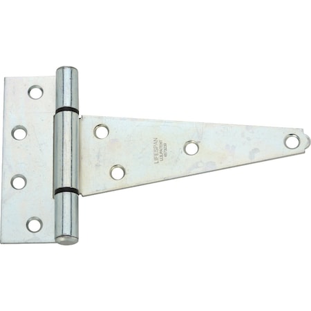 National 6 In. Zinc-Plated Steel Heavy-Duty Tee Hinge N129171